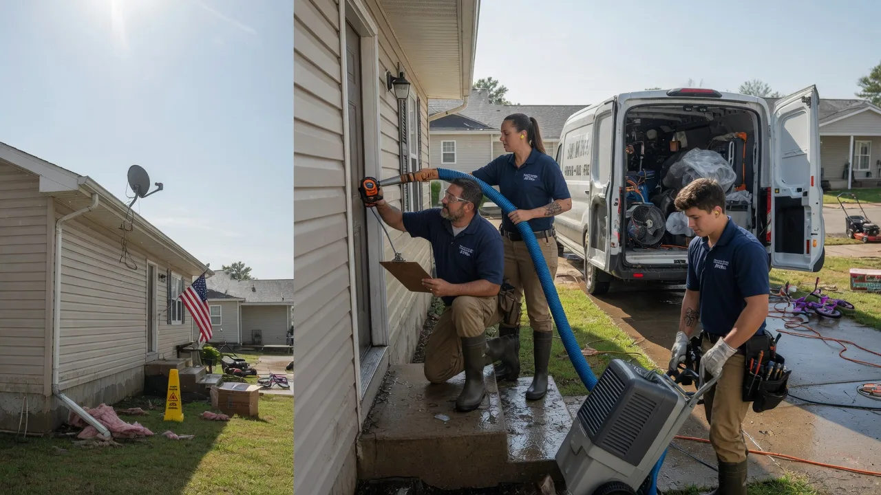 Ceiling Water Damage Restoration in Fenwick, MI near me